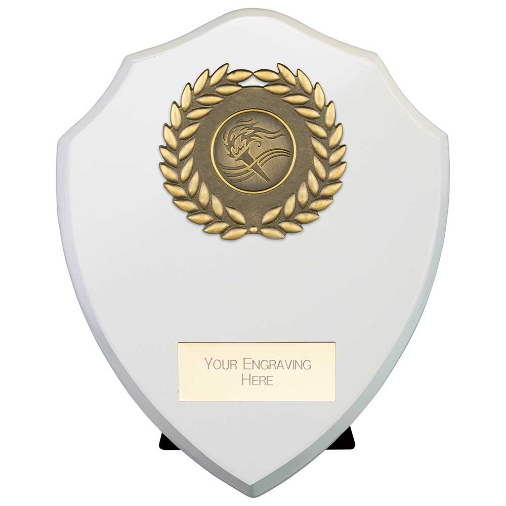 Reward Wreath Shield Arctic White 150mm