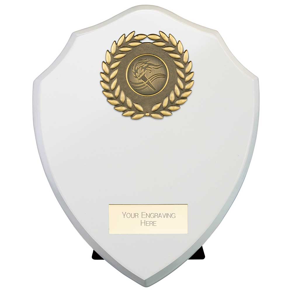 Reward Wreath Shield Arctic White 175mm