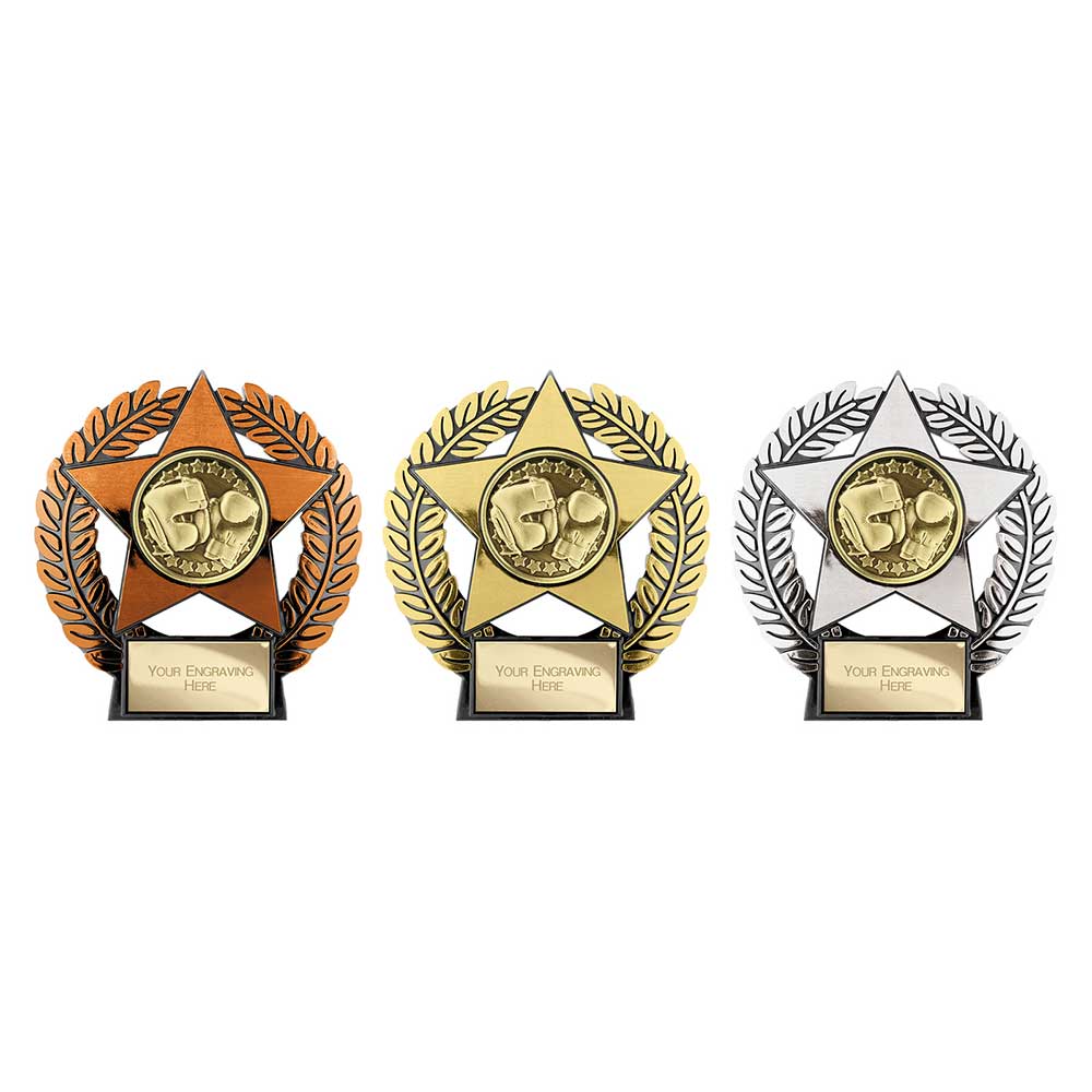 Emperor Star Boxing Plaque Bronze 120mm