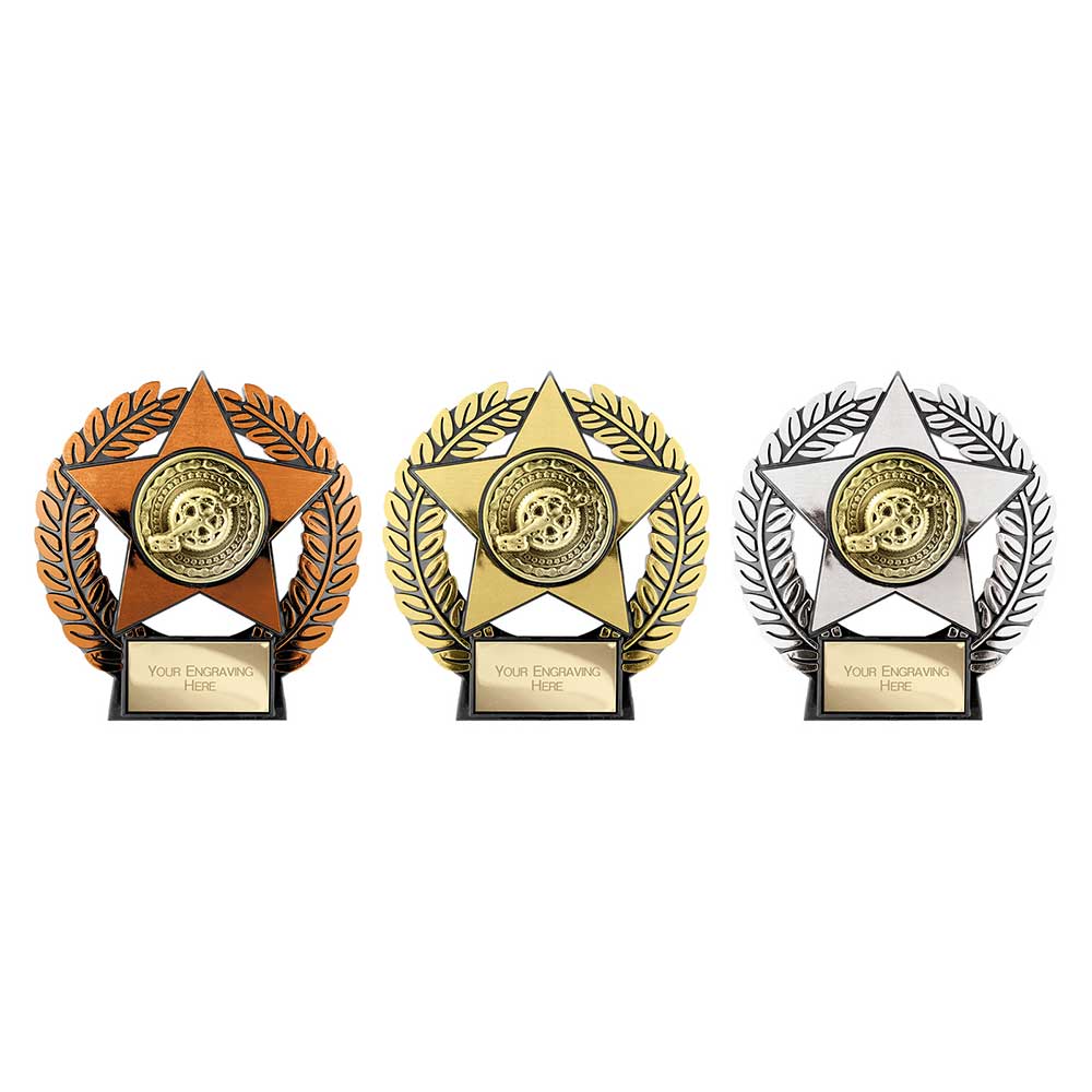 Emperor Star Cycling Plaque Silver 120mm