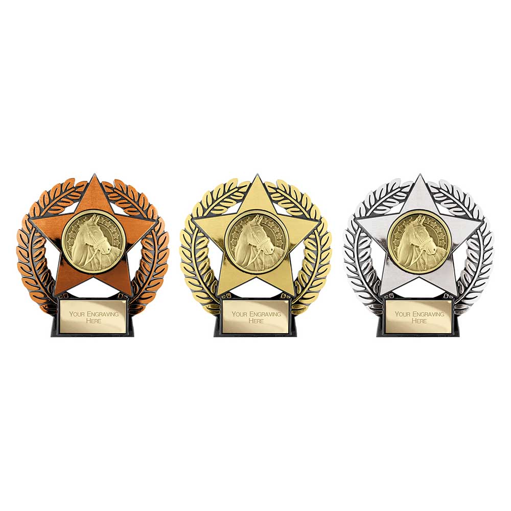 Emperor Star Equestrian Plaque Bronze 120mm