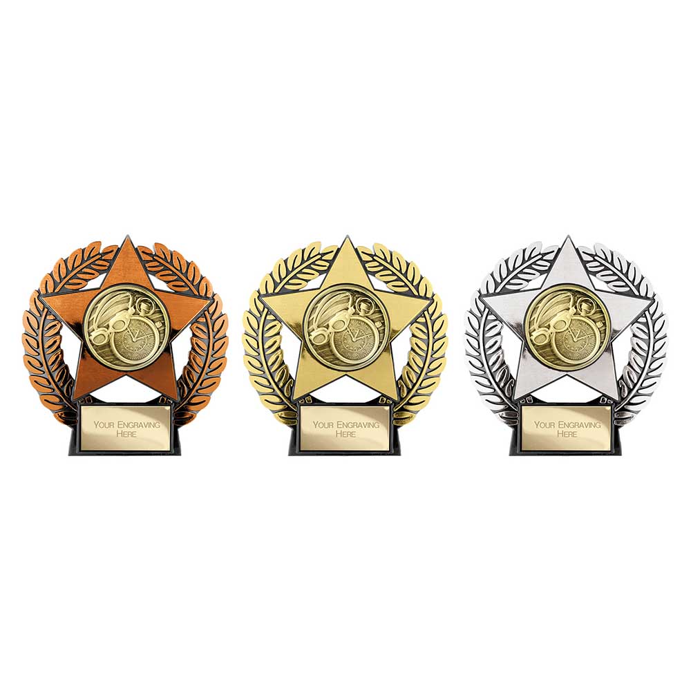 Emperor Star Swimming Plaque Bronze 120mm