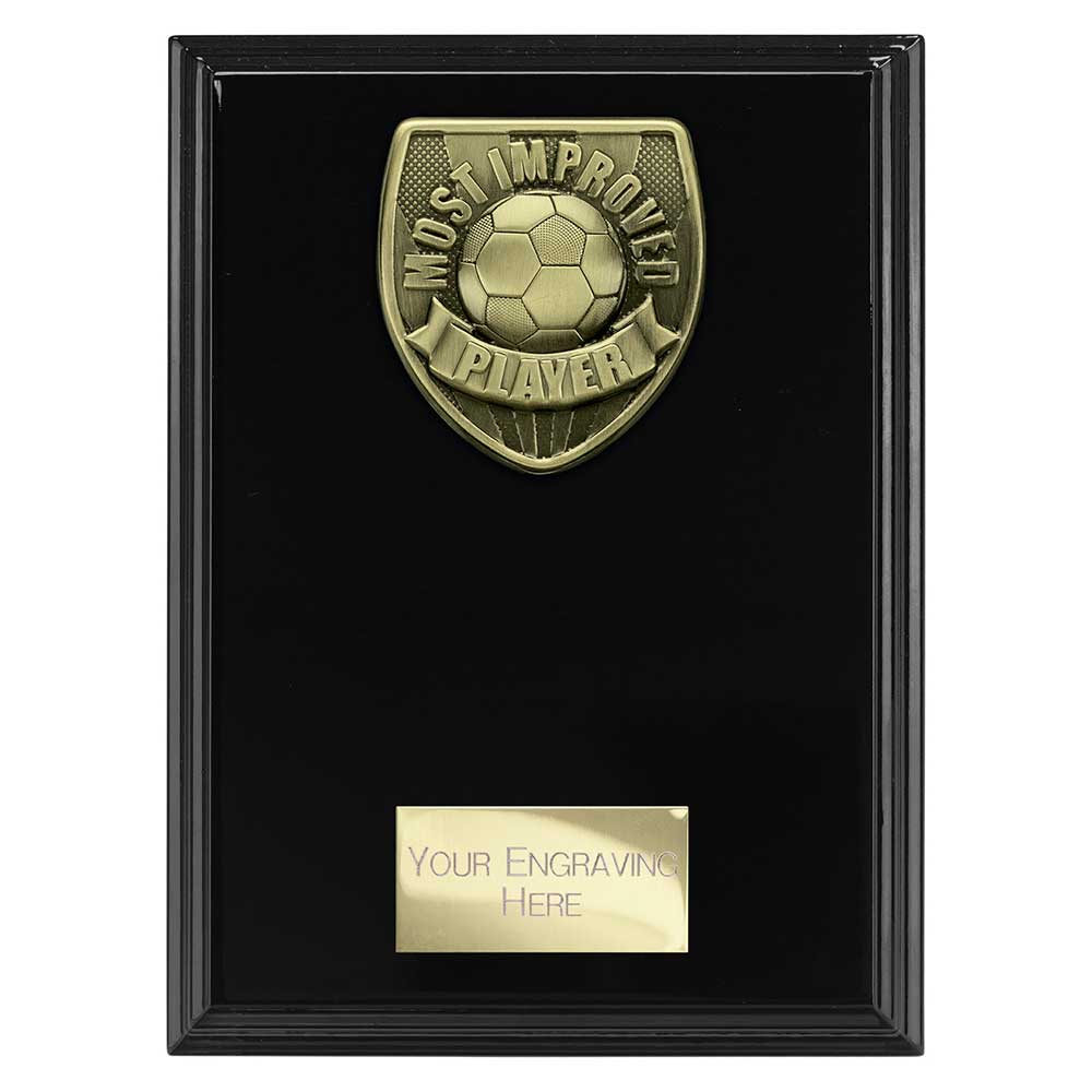 Cobra Plaque Most Improved Player Award Epic Black 175mm