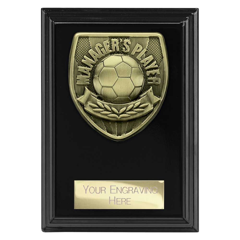 Cobra Plaque Managers Player Award Epic Black 125mm