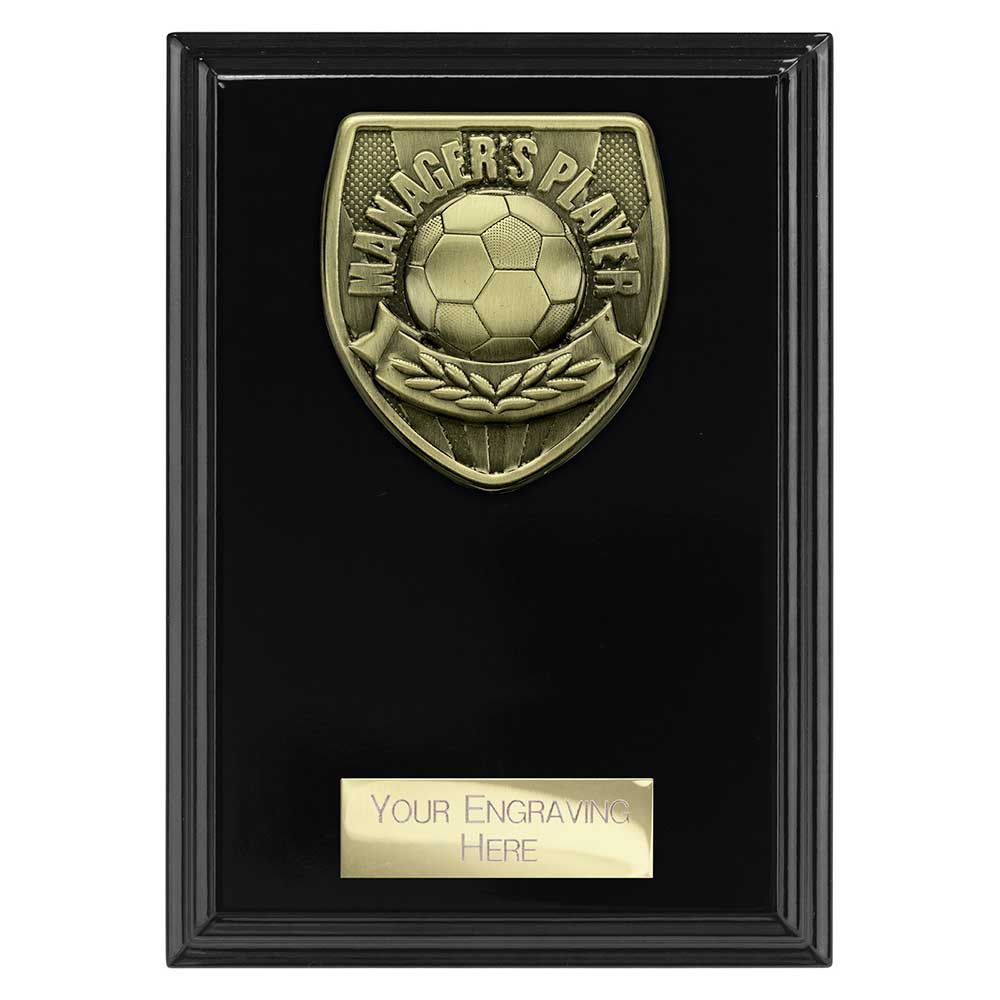 Cobra Plaque Managers Player Award Epic Black 150mm