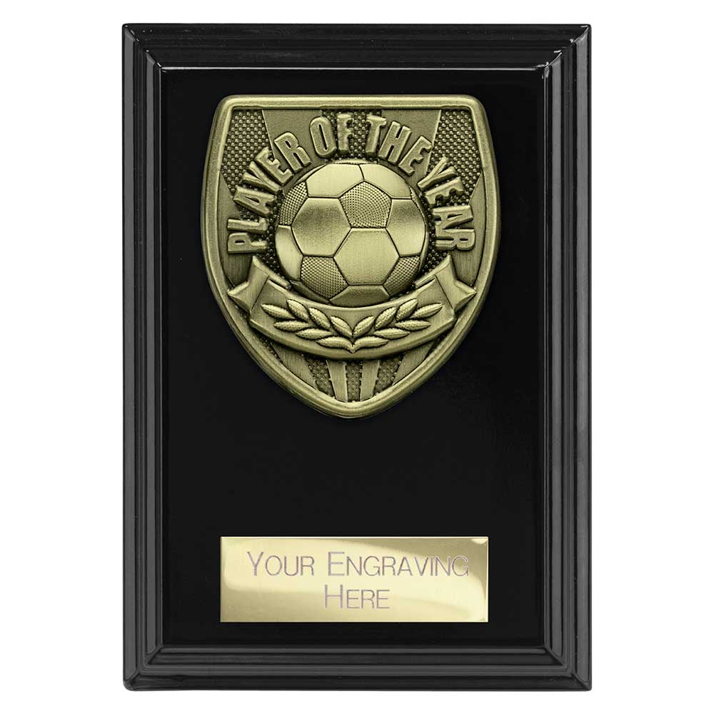 Cobra Plaque Player of Year Award Epic Black 125mm