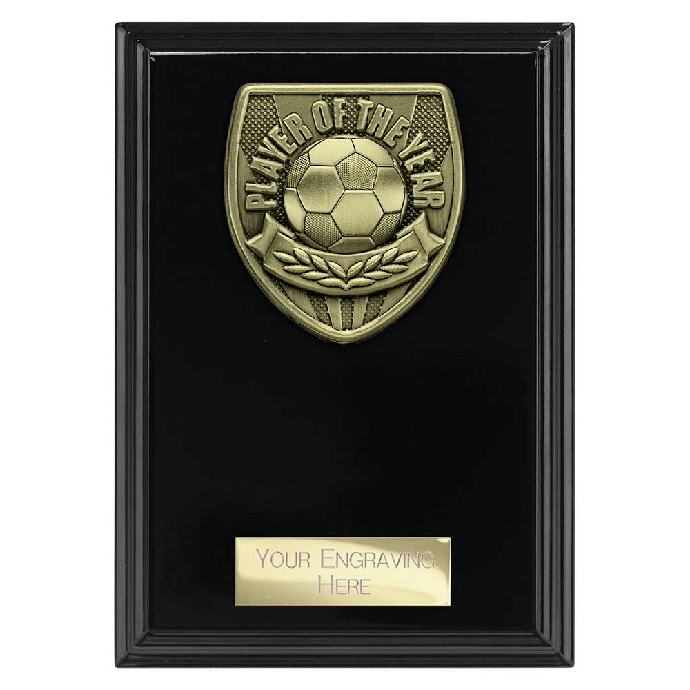 Cobra Plaque Player of Year Award Epic Black 150mm