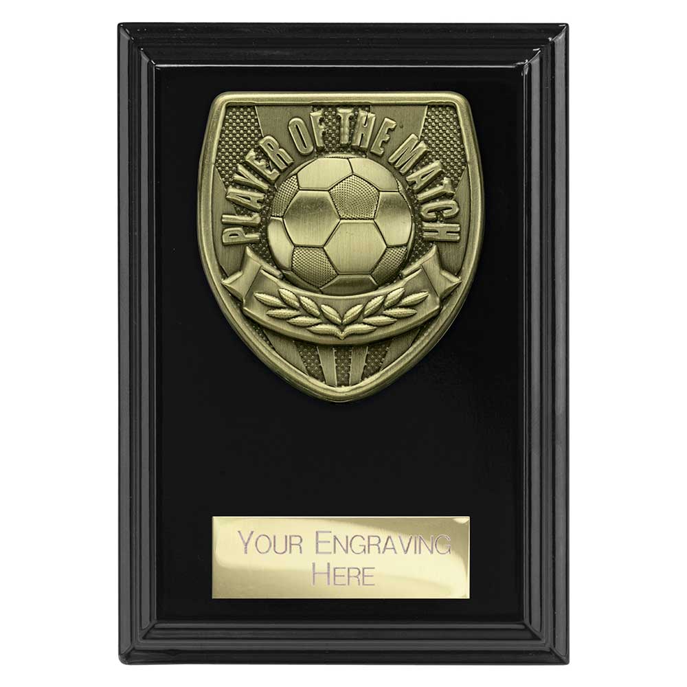 Cobra Plaque Player of Match Award Epic Black 125mm