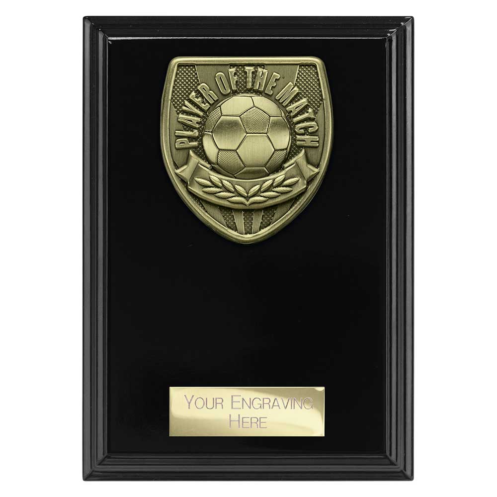 Cobra Plaque Player of Match Award Epic Black 150mm