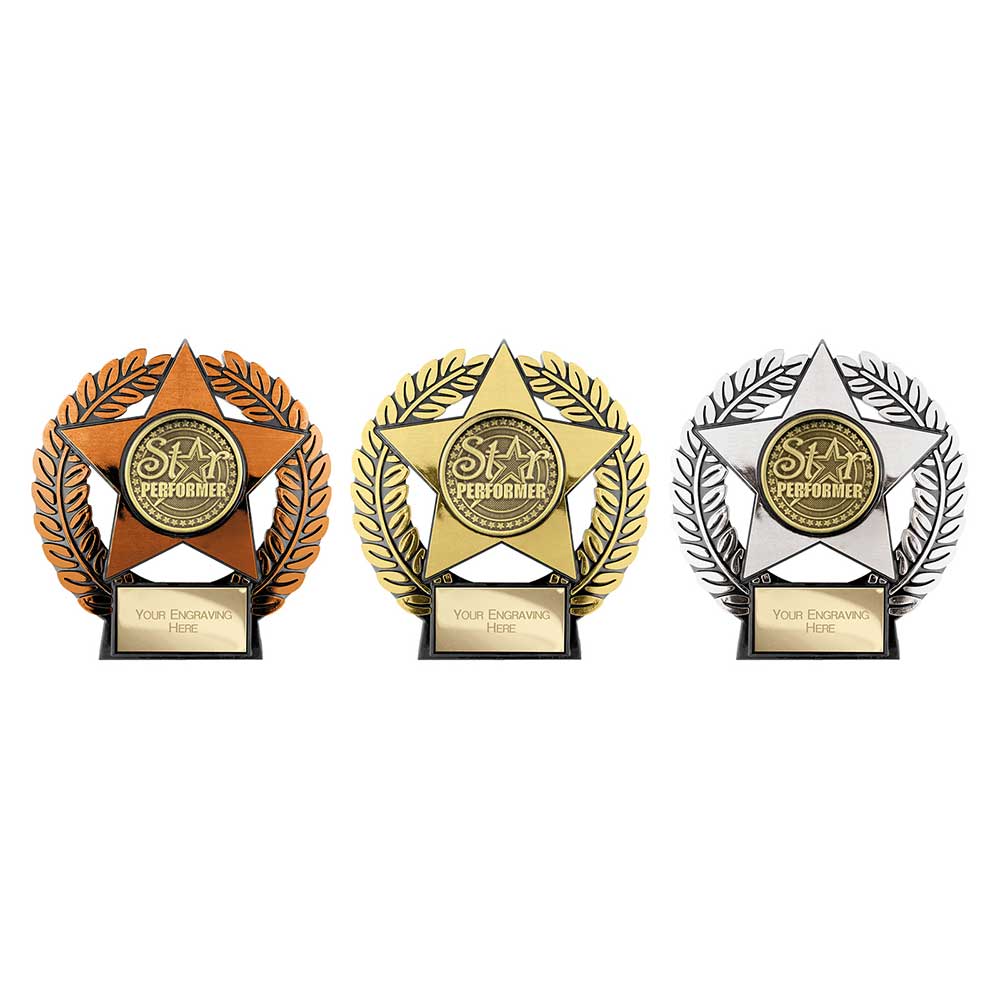 Emperor Star Star Performer Plaque Silver 120mm
