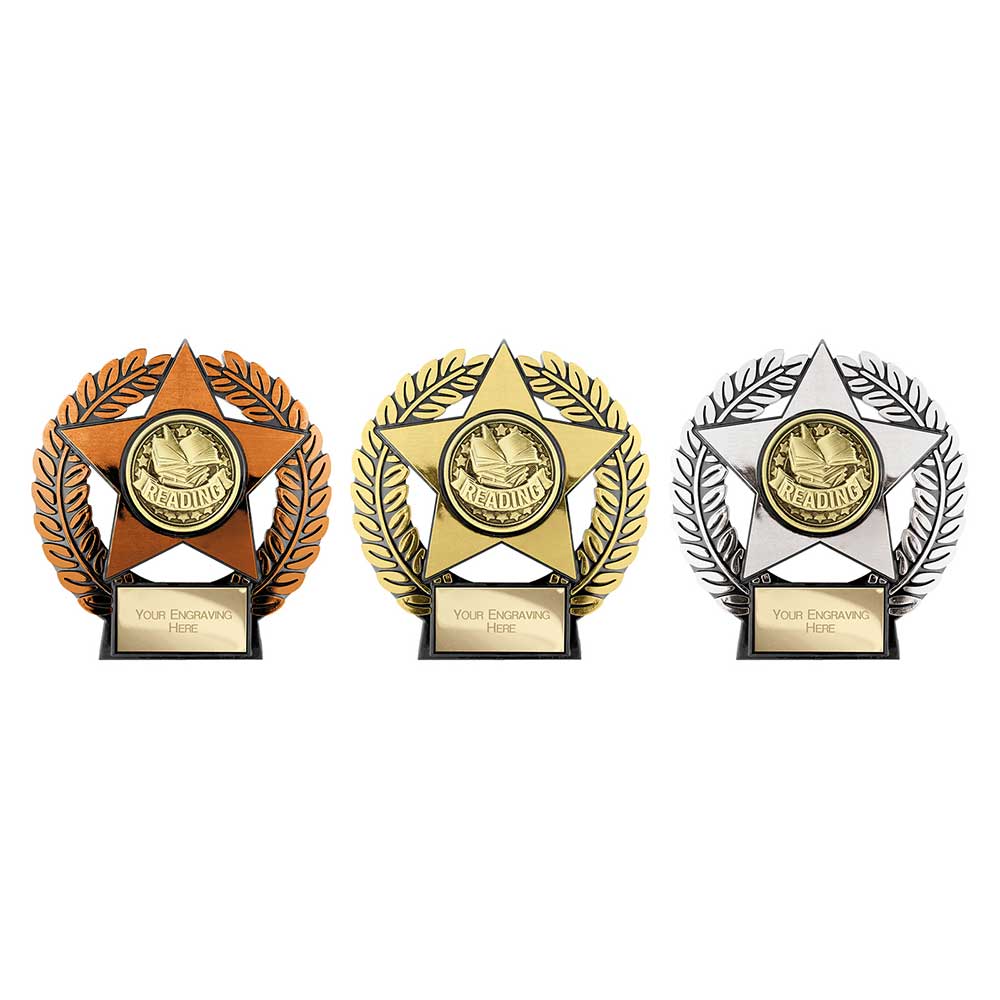 Emperor Star Reading Plaque Gold 120mm