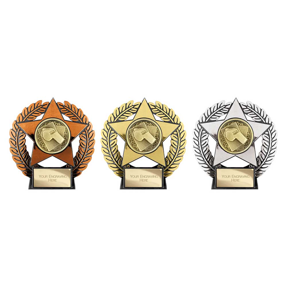 Emperor Star Referee Plaque Silver 120mm