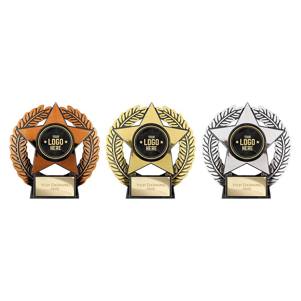Emperor Star Plastic Plaque Bronze 120mm
