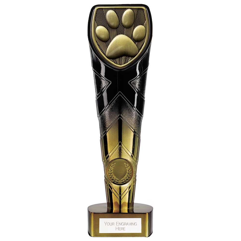 Fusion Cobra Dog Obedience Award Black & Gold 225mm