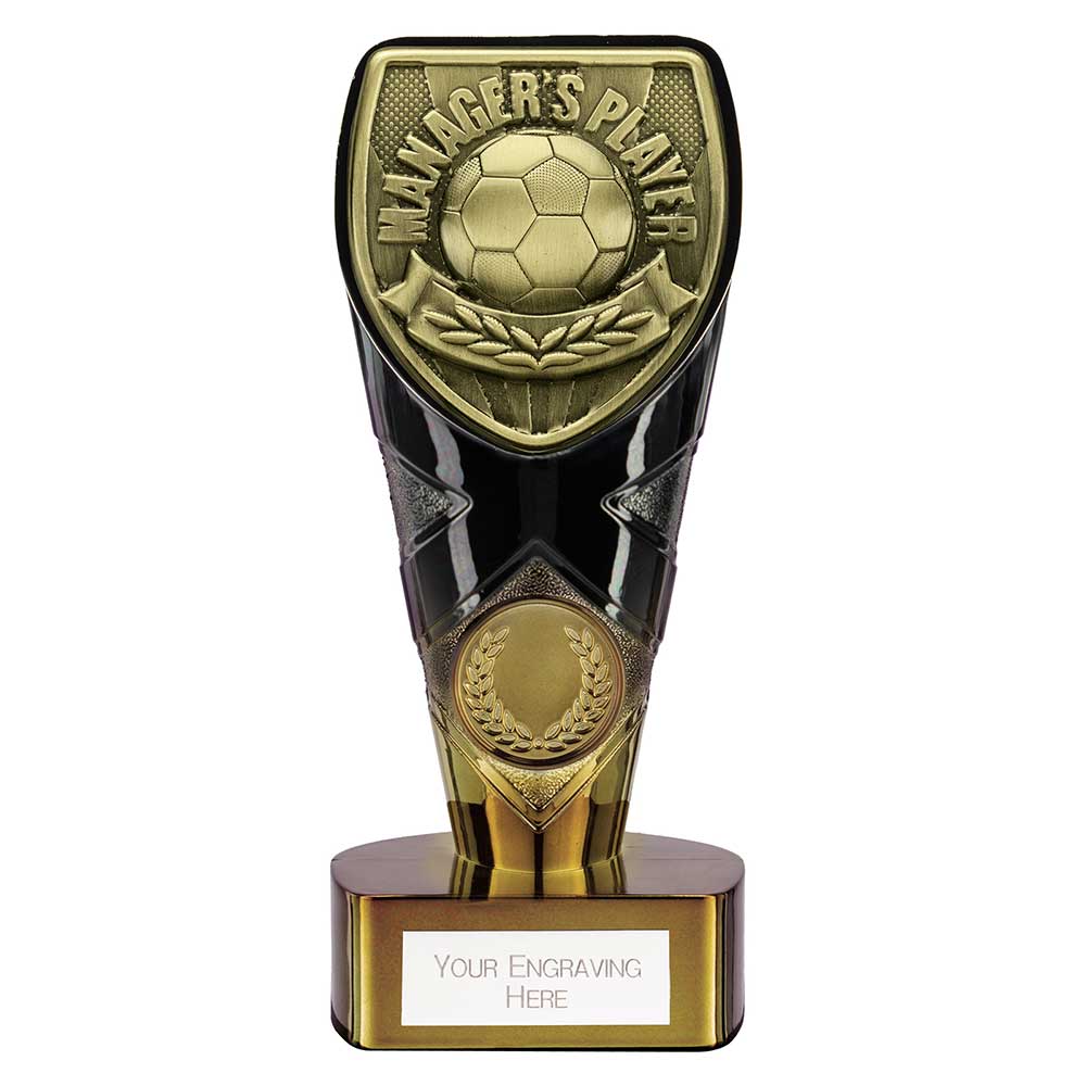 Fusion Cobra Managers Player Award Black & Gold 150mm