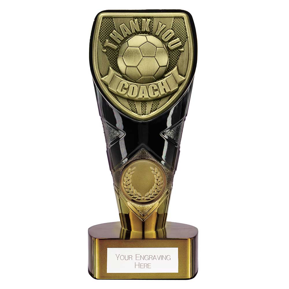 Fusion Cobra Thank you Coach Award Black & Gold 150mm