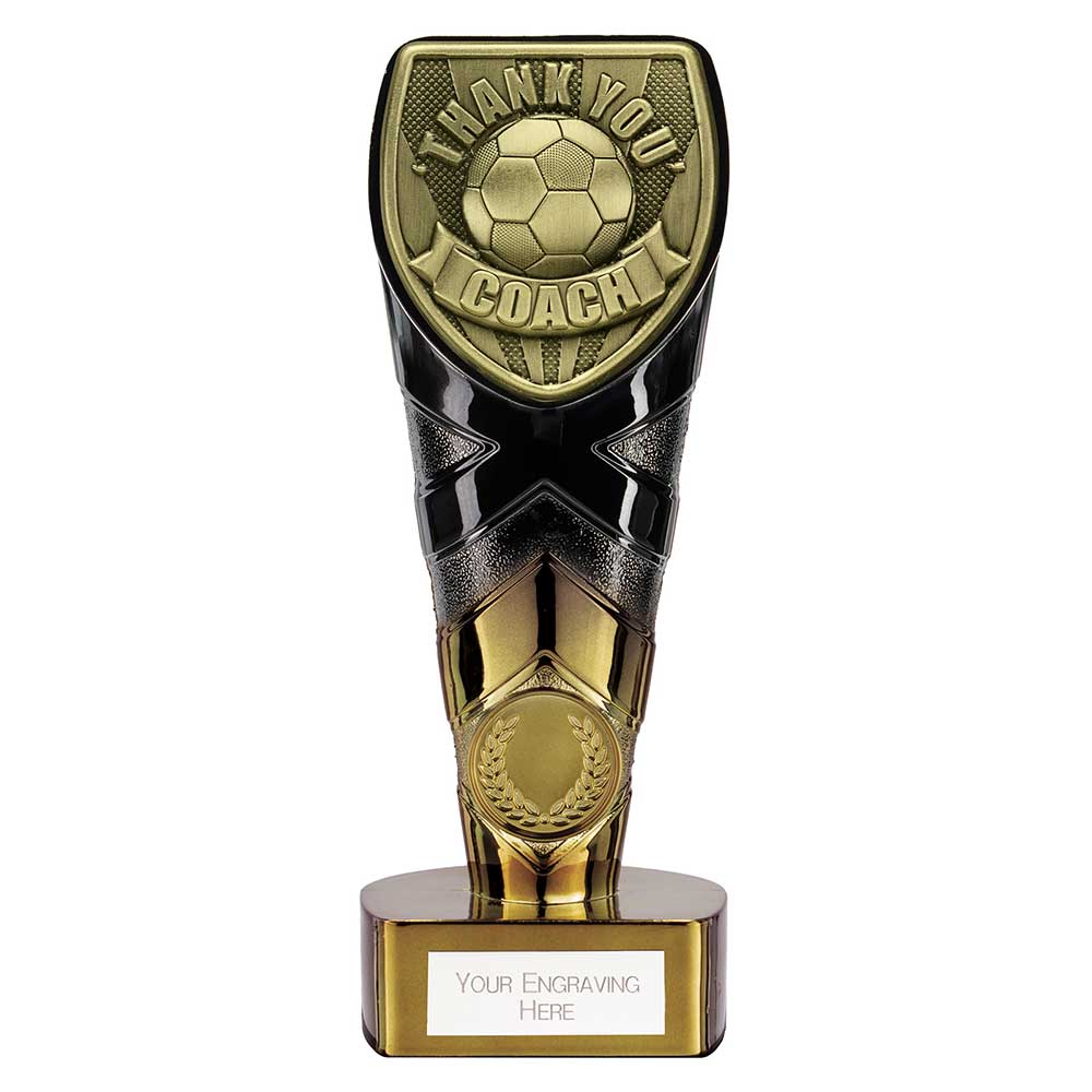 Fusion Cobra Thank you Coach Award Black & Gold 175mm