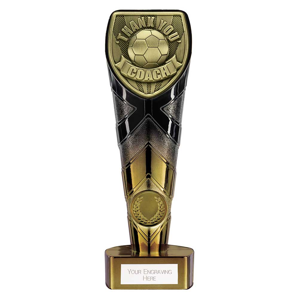 Fusion Cobra Thank you Coach Award Black & Gold 200mm