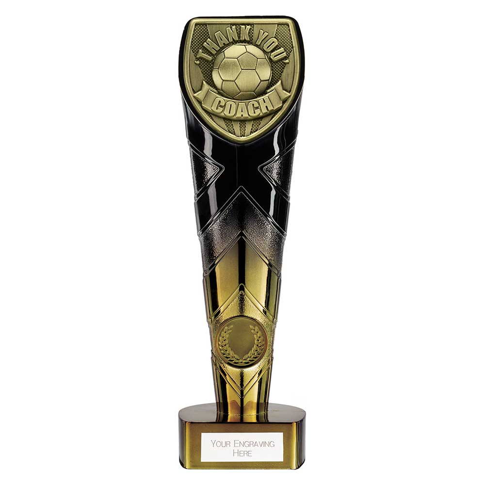 Fusion Cobra Thank you Coach Award Black & Gold 225mm