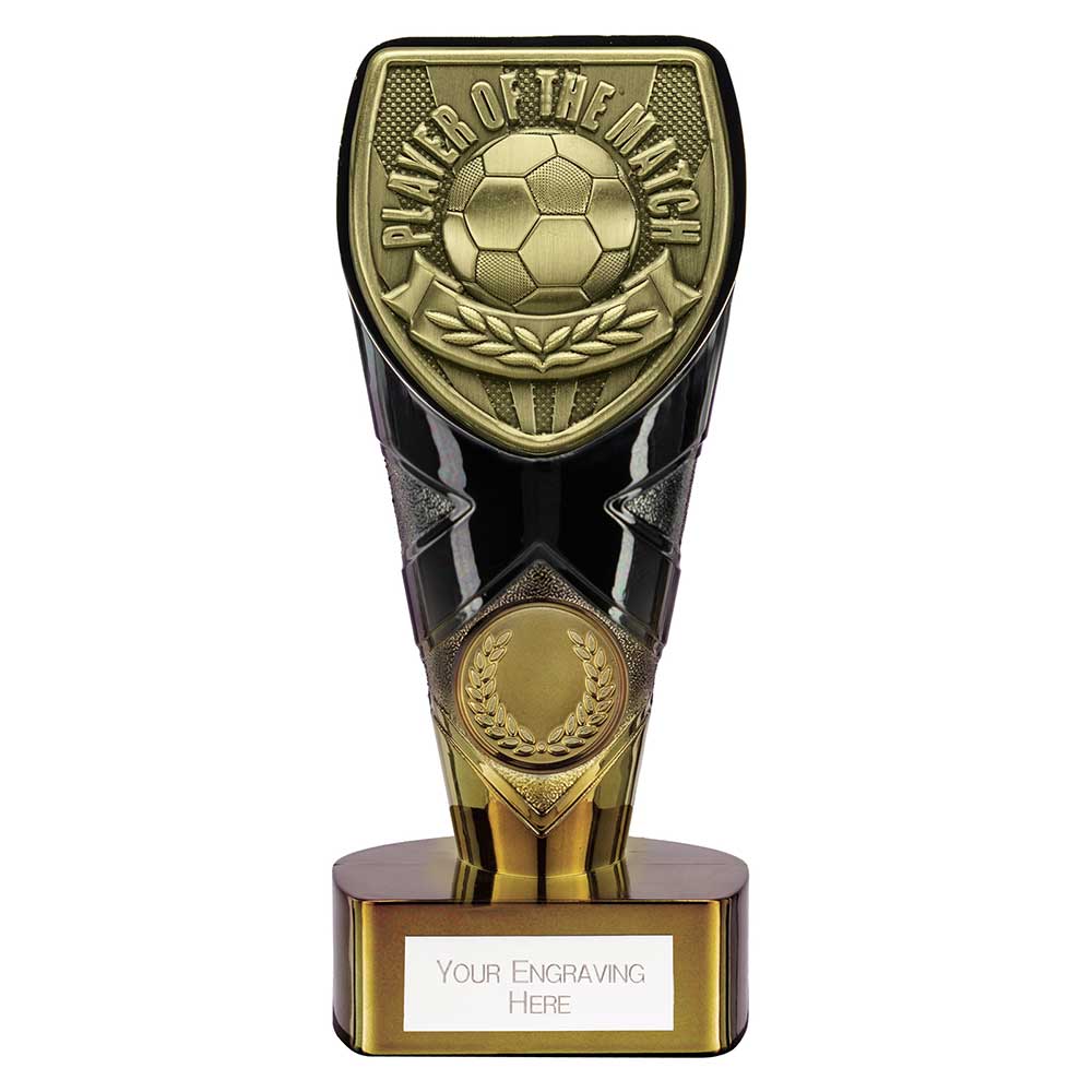 Fusion Cobra Player of Match Award Black & Gold 150mm