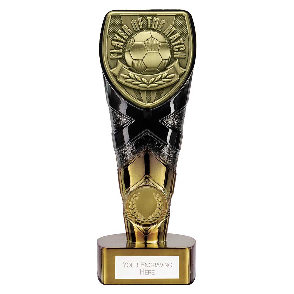 Fusion Cobra Player of Match Award Black & Gold 175mm