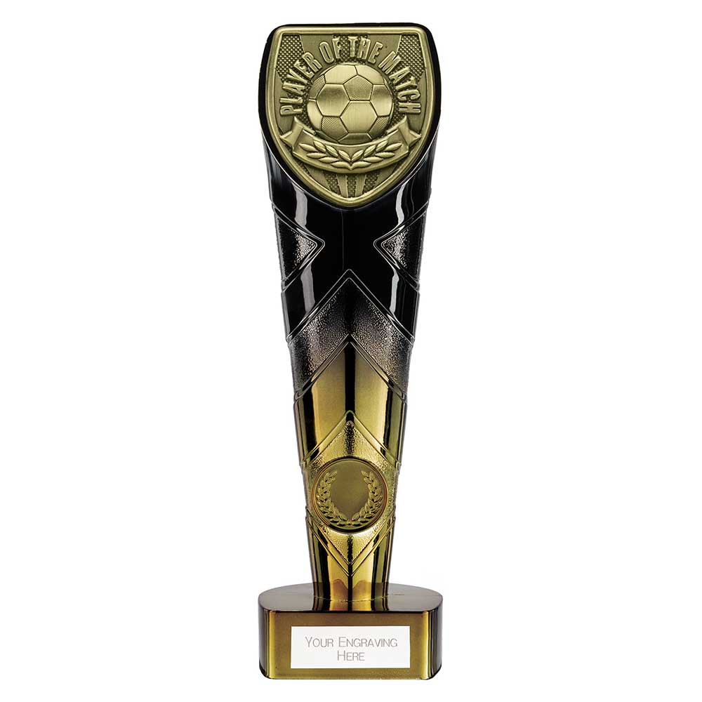 Fusion Cobra Player of Match Award Black & Gold 225mm