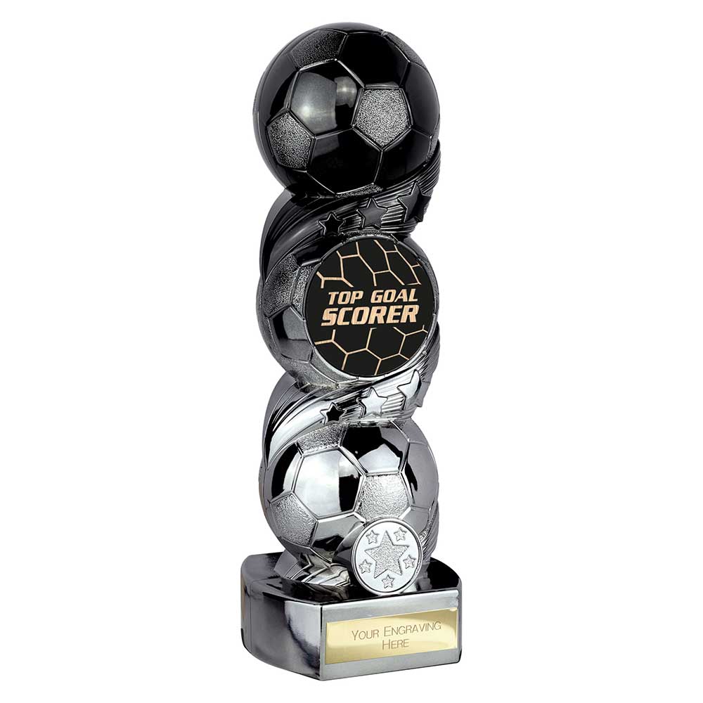 Hat-trick Strike Top Goal Scorer Carbon Black to Gunmetal 240mm