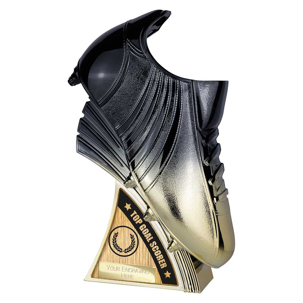 Power Boot Heavyweight Top Goal Scorer Carbon Black to Gold 250mm