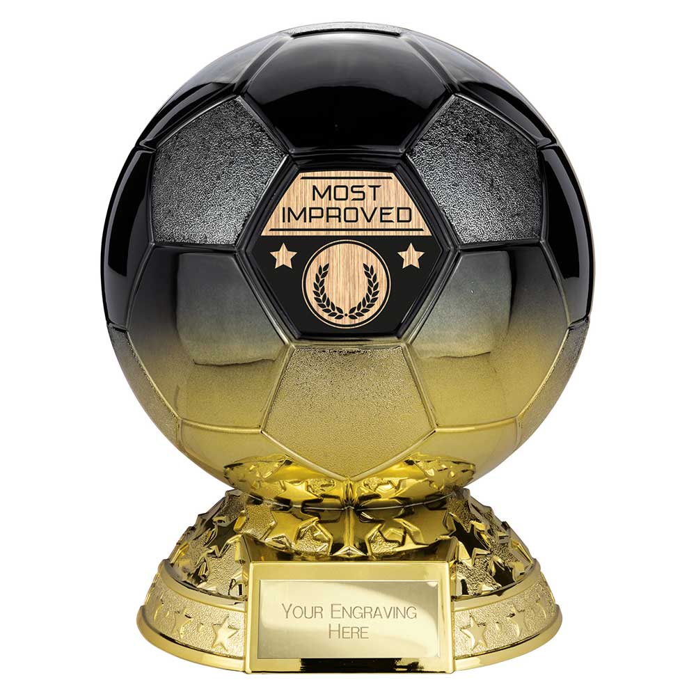 Elite Heavyweight Most Improved Award Carbon Black to Gold 205mm