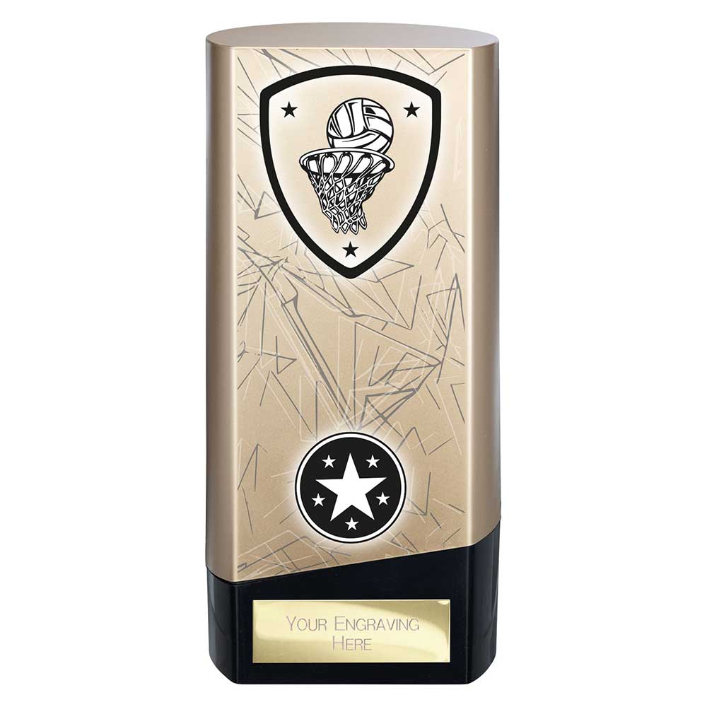 Prime Heavyweight Netball Gold & Black 160mm