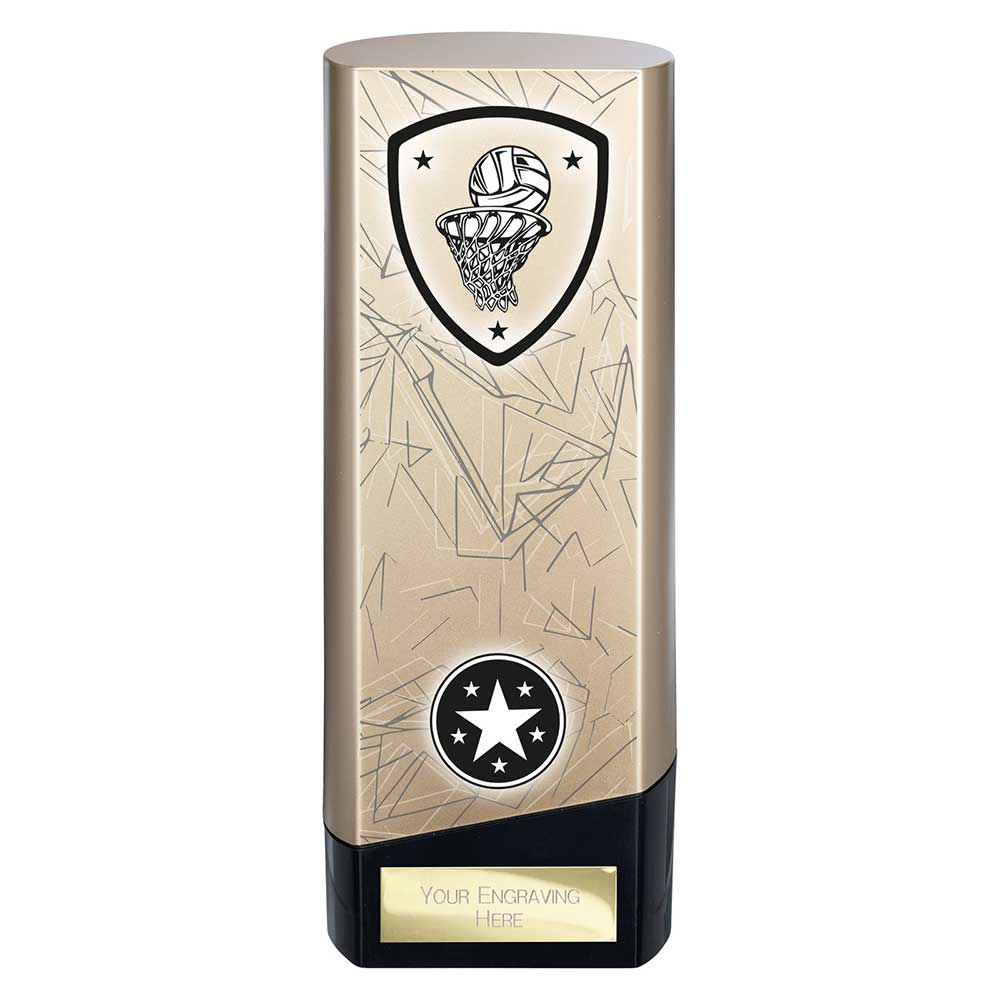 Prime Heavyweight Netball Gold & Black 190mm