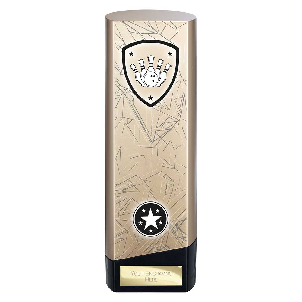 Prime Heavyweight Ten Pin Bowling Gold & Black 220mm