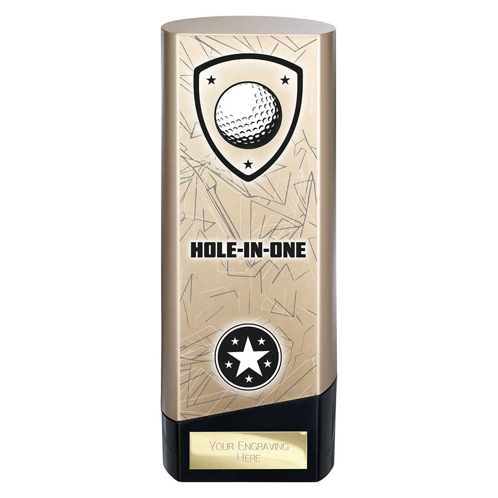 Prime Heavyweight Golf Hole in One Gold & Black 190mm