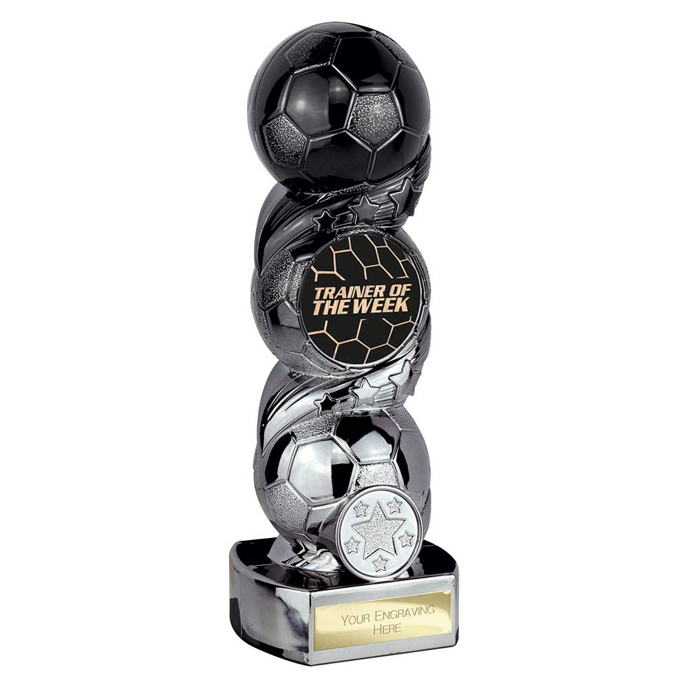 Hat-trick Strike Trainer of Week Carbon Black to Gunmetal 190mm