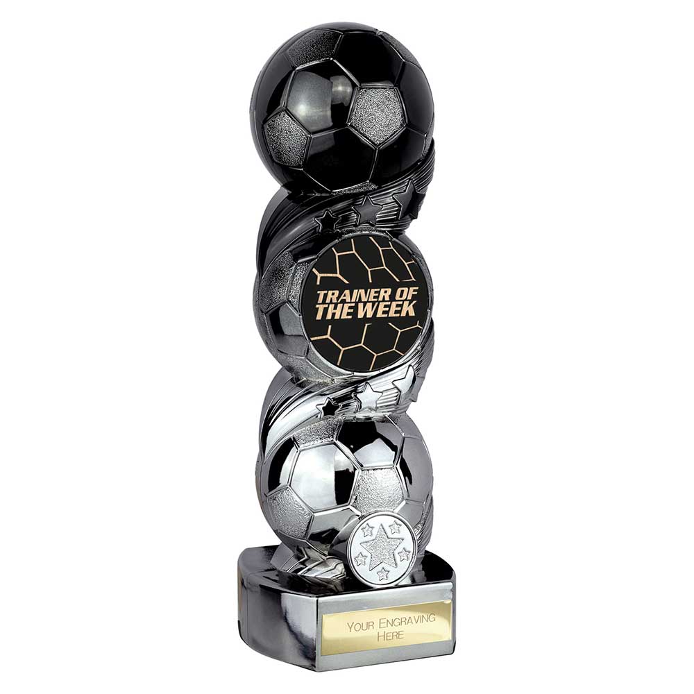 Hat-trick Strike Trainer of Week Carbon Black to Gunmetal 240mm