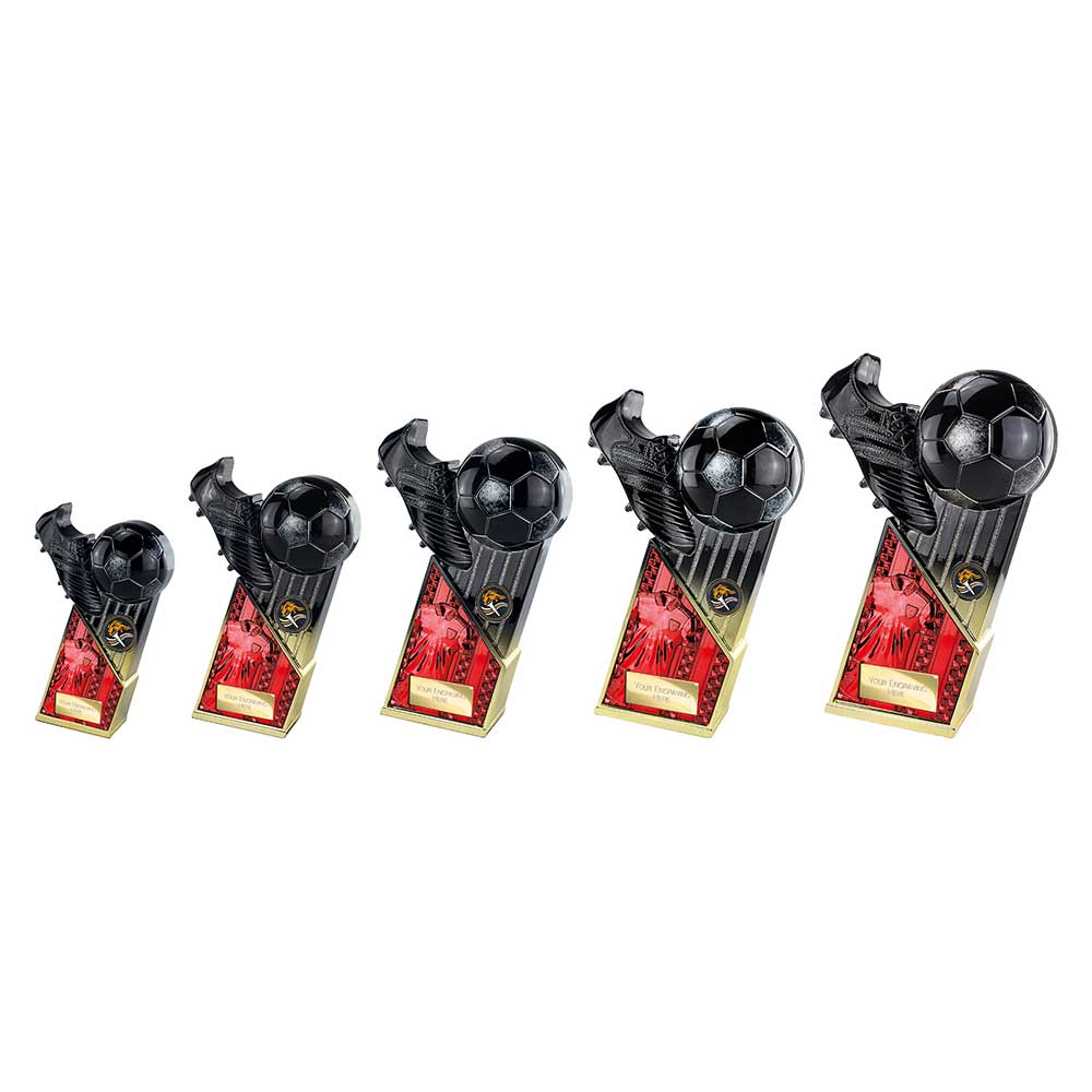 The Marauders Football Red Shirt Carbon Black & Gold 190mm