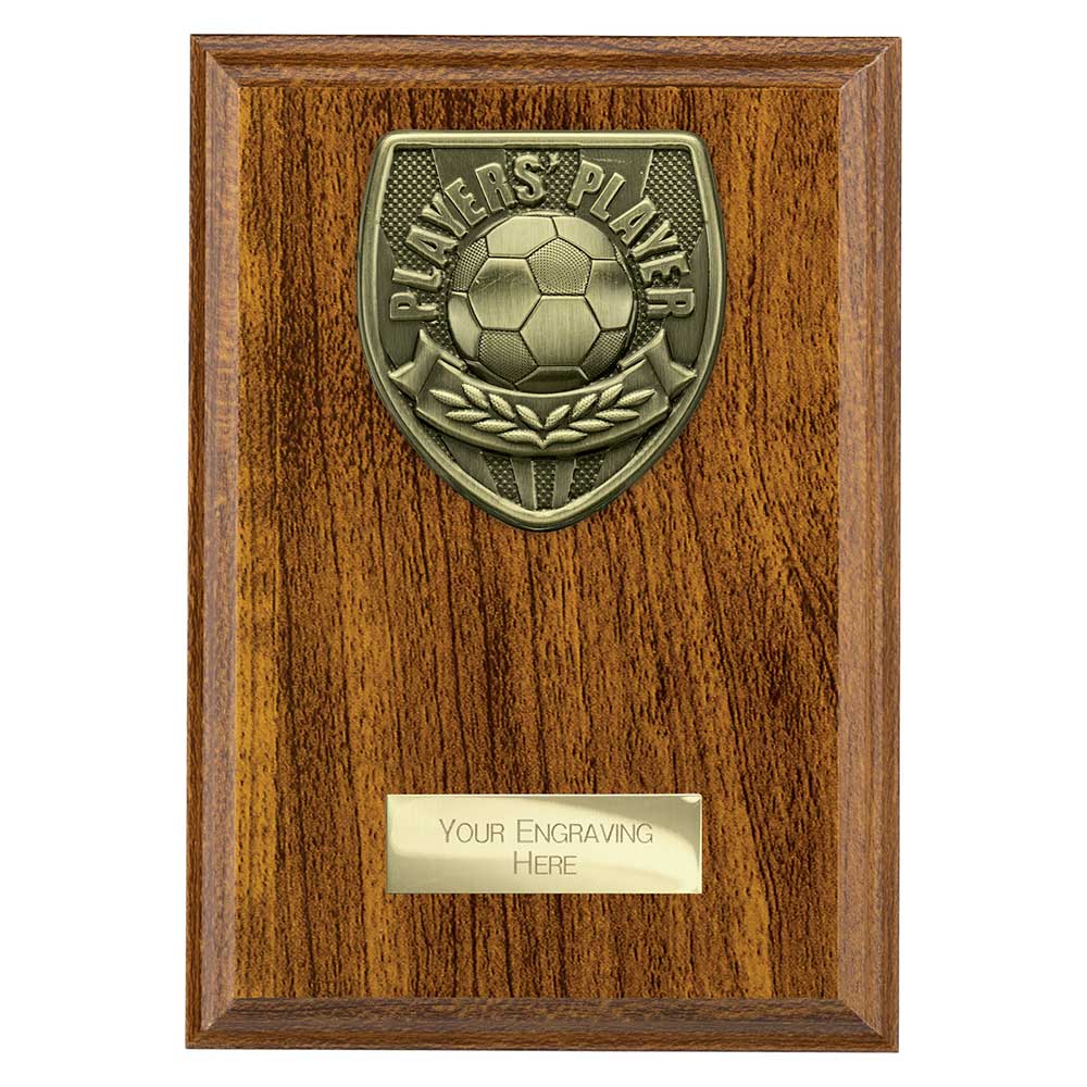 Cobra Plaque Players Player Award Walnut 175mm