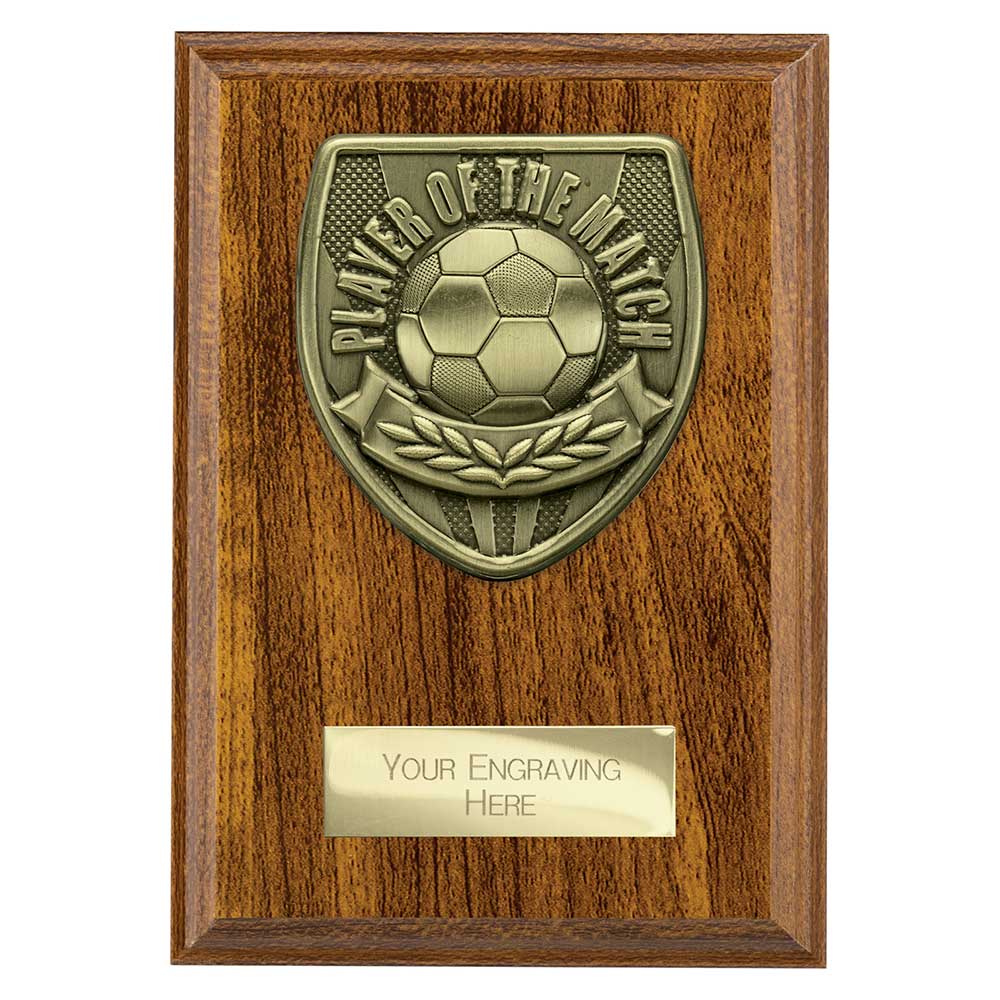 Cobra Plaque Player of Match Award Walnut 150mm