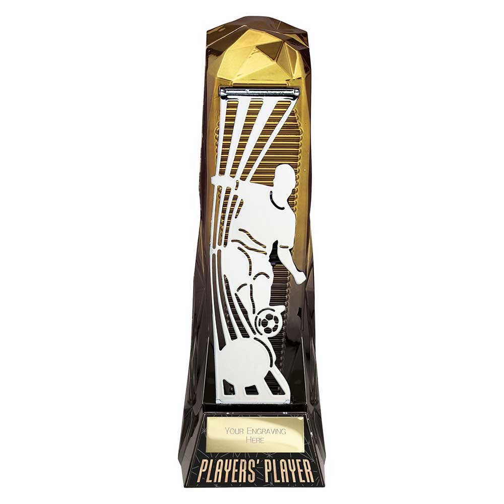 Shard Football Male Players Player Gold & Carbon Black 230mm