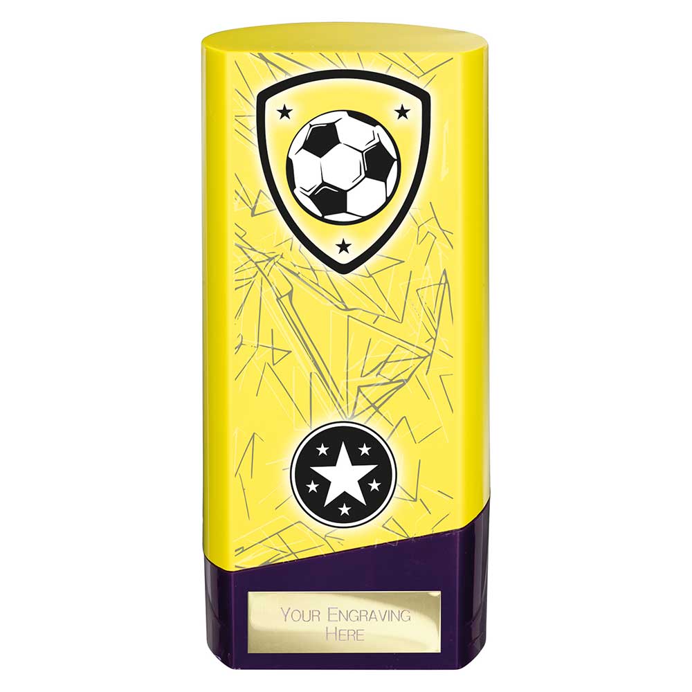 Prime Heavyweight Football Yellow & Purple 160mm