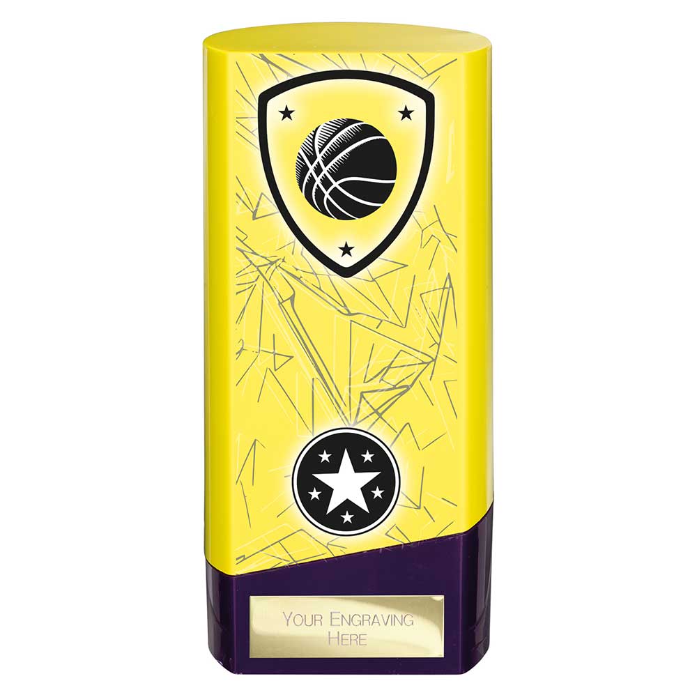 Prime Heavyweight Basketball Yellow & Purple 160mm