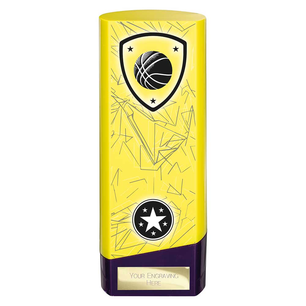 Prime Heavyweight Basketball Yellow & Purple 190mm