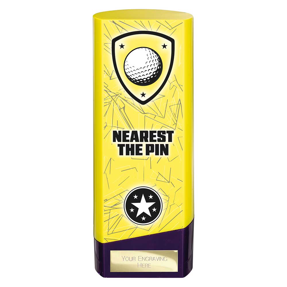 Prime Heavyweight Golf Nearest the Pin Yellow & Purple 190mm