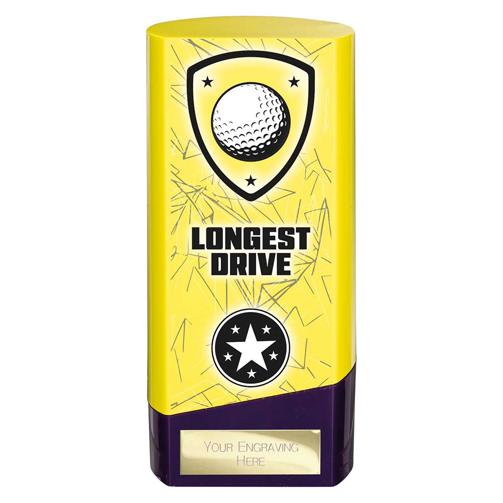 Prime Heavyweight Golf Longest Drive Yellow & Purple 160mm