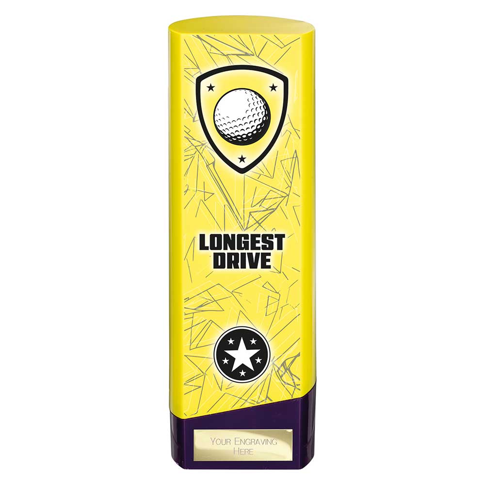 Prime Heavyweight Golf Longest Drive Yellow & Purple 220mm