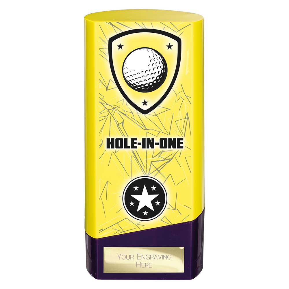 Prime Heavyweight Golf Hole in One Yellow & Purple 160mm
