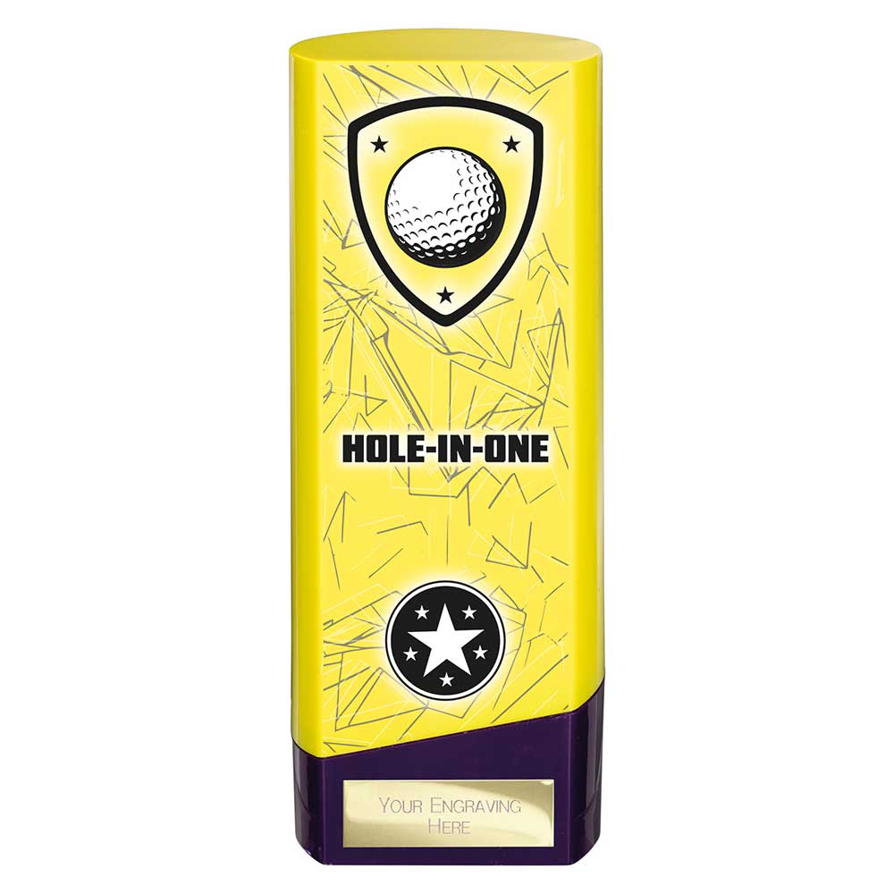Prime Heavyweight Golf Hole in One Yellow & Purple 190mm