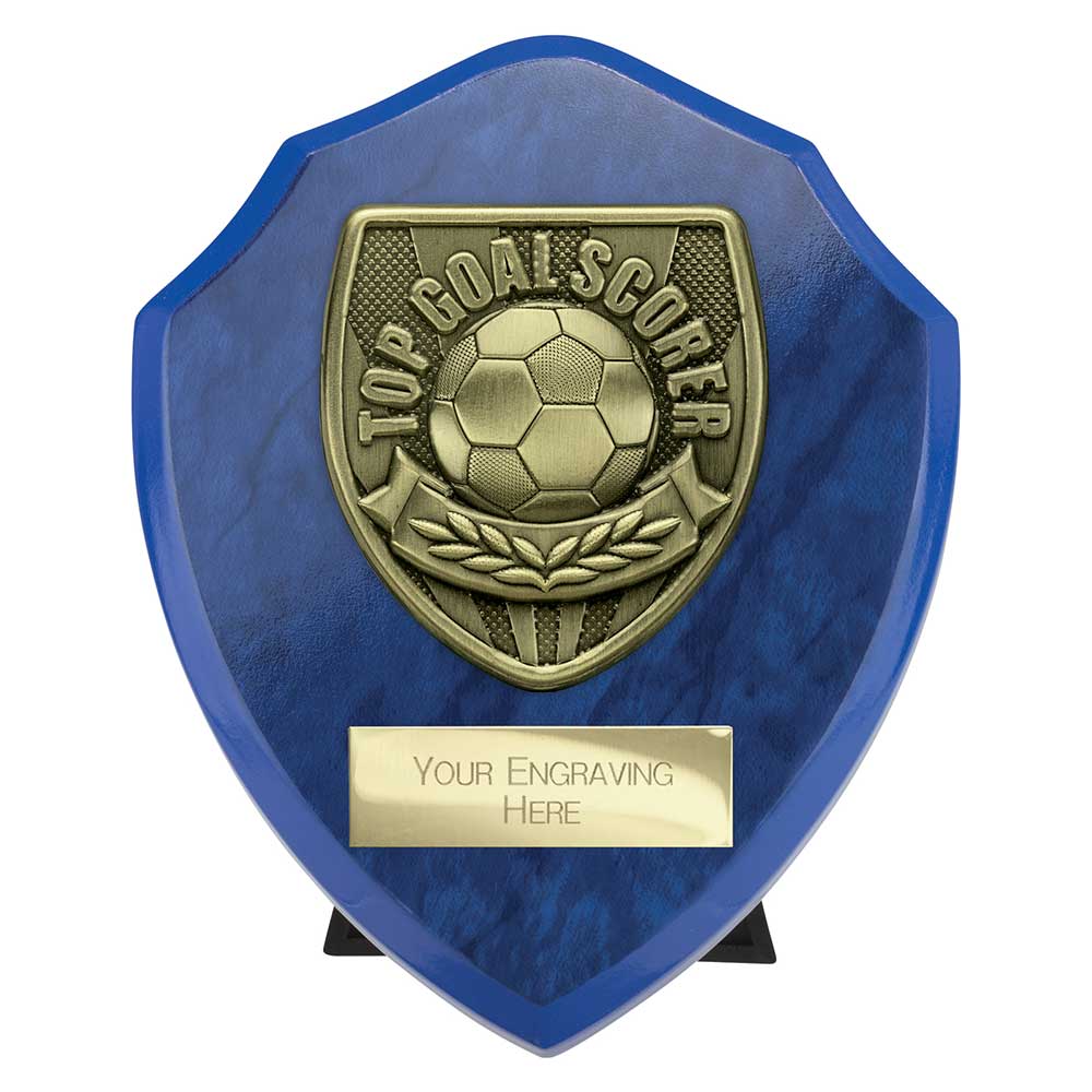 Cobra Shield Top Scorer Award Azure Blue 125mm