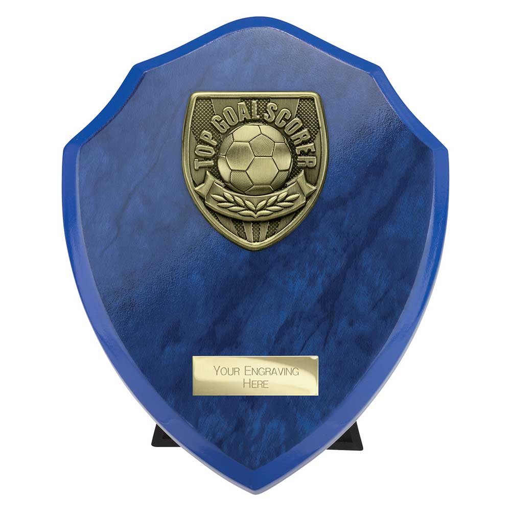 Cobra Shield Top Scorer Award Azure Blue 175mm