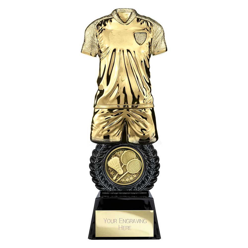 Intensity Badminton Award Gold & Carbon Black 260mm